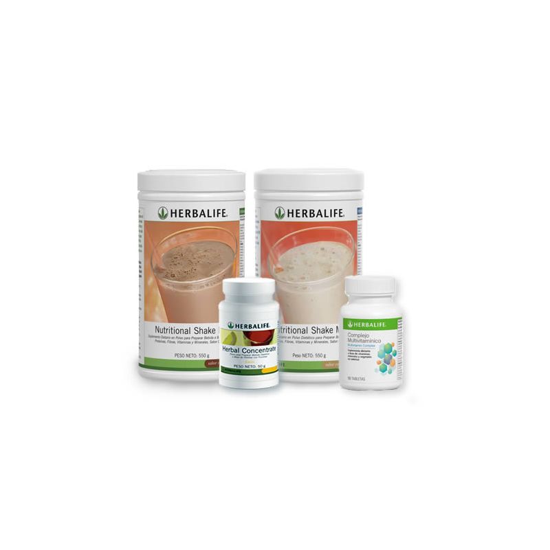 2 Batidos 550g + Té 50g + Comp. Multivitamínico 90 2 Batidos 550g + Té 50g + Comp. Multivitamínico 90