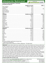 Batido Nutricional Herbalife sabor Fresa - Información Nutricional e Ingredientes