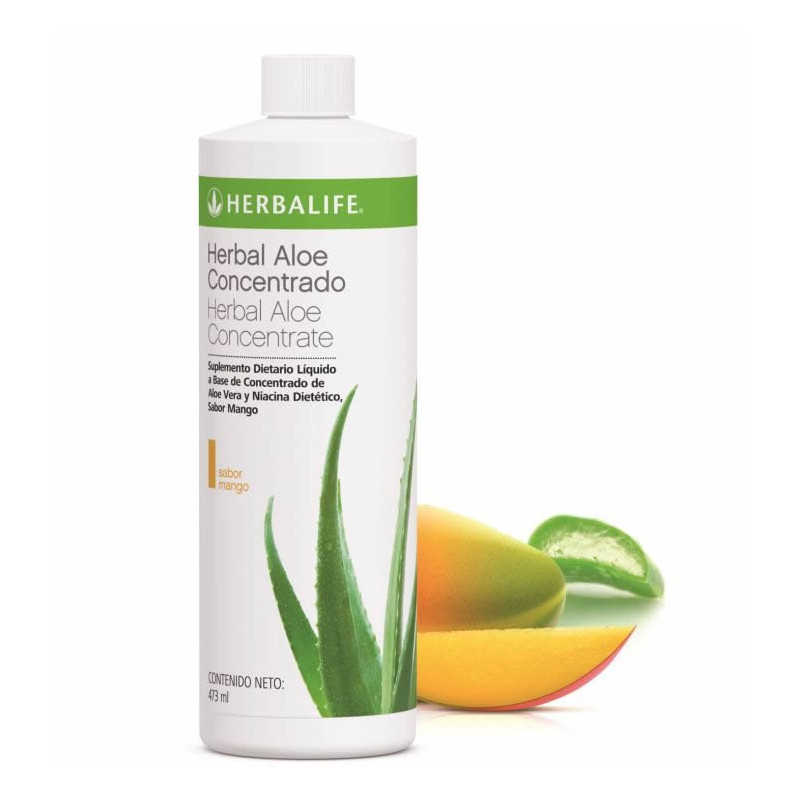 Herbalife Herbal Aloe Concentrado sabor Mango 473 ml