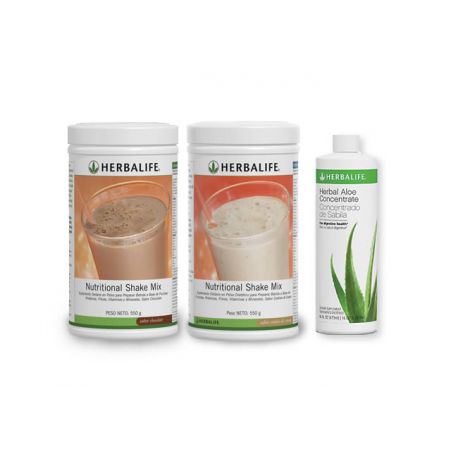 Pack de 2 Batidos Nutricionales Herbalife 550g + Aloe Vera Concentrado