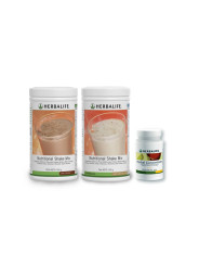 Pack de 2 Batidos Nutricionales Herbalife 550g + Té de Hierbas 100g Grande