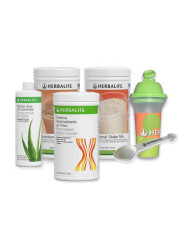 Pack 2 Batidos 550g + 1 Proteína PPP 240g + Aloe Vera Concentrado + Vaso Mezclador Shaker + Cuchara Dosificadora