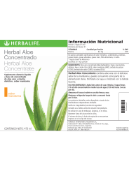 Herbalife Herbal Aloe Concentrado sabor Mandarina 473 ml