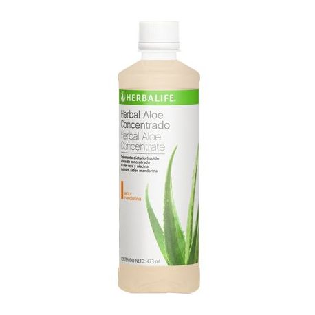 Herbalife Herbal Aloe Concentrado sabor Mandarina 473 ml