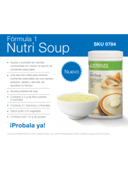 Fórmula 1 Nutri Soup sabor Pollo con Vegetales