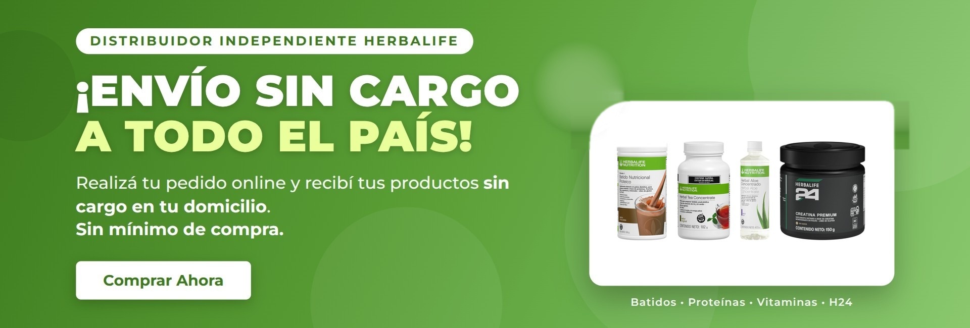 Envío sin cargo a todo el país - Tienda de Bienestar