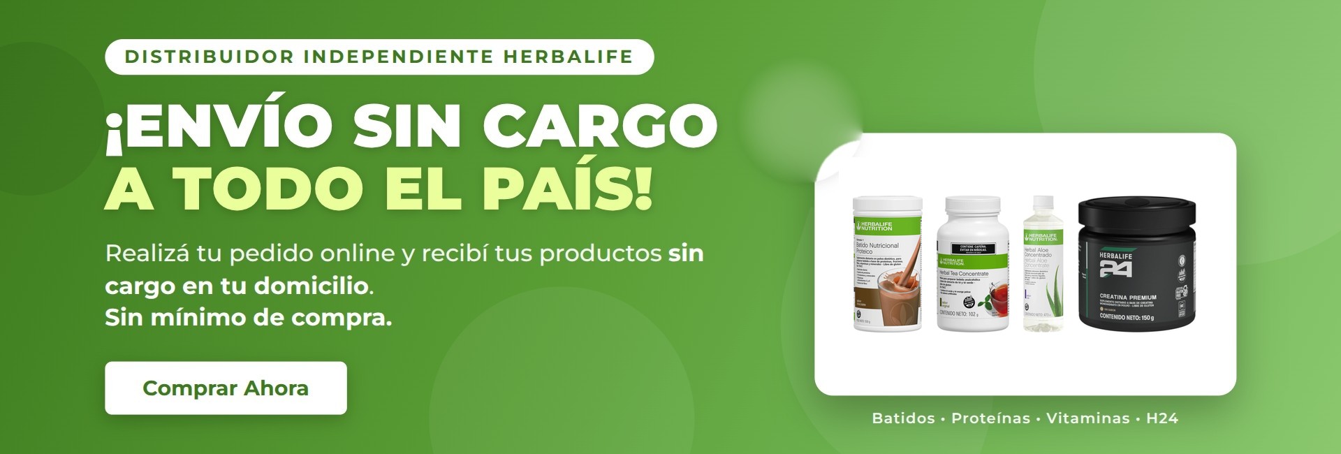 Envío sin cargo a todo el país - Tienda de Bienestar